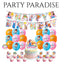 41pcs Cartoon Tracher Birthday Party Decoration for Kids Birthday including Banner, Cake topper, Balloons Cupcake Toppers