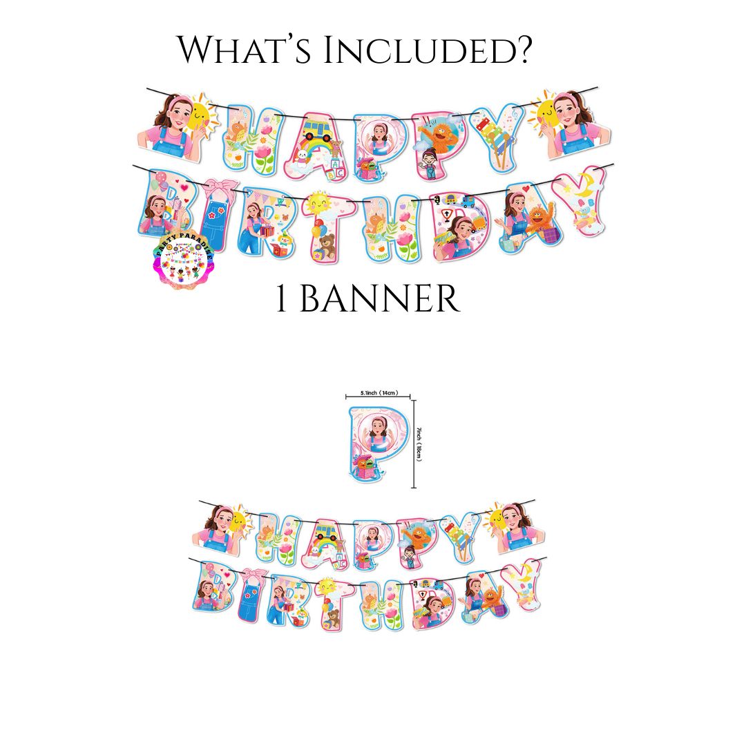 41pcs Cartoon Tracher Birthday Party Decoration for Kids Birthday including Banner, Cake topper, Balloons Cupcake Toppers Secondary image