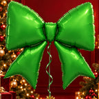 Green Bow Balloon perfect for Christmas Holiday party and photoshoot
