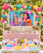 English teacher birthday banner 5'x3' for Birthday Parties style no. 2