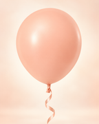 Paste Macaron Orange Balloon in 12" & 5" perfect for Birthdays Wedding Baby Shower Holiday Event