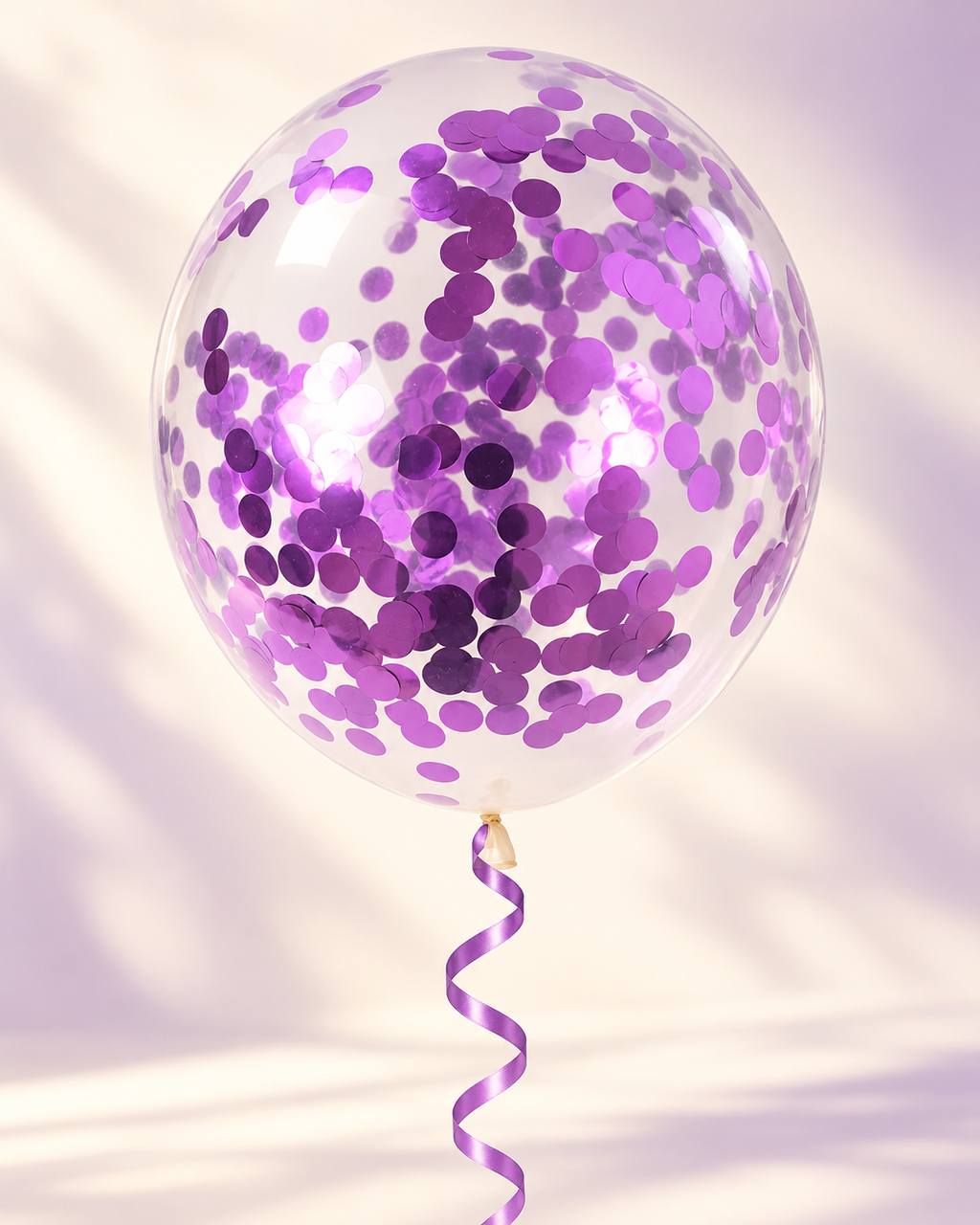 Confetti Balloon in Purple 12 ins 25pk For Birthdays, Weddings, Anniversary, Corporate Events