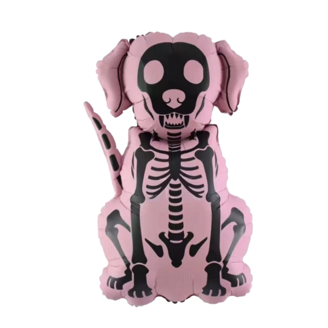 Dog Skeleton Halloween Inflatable Balloon in 36.6 inches high and 20.9 wide Main image