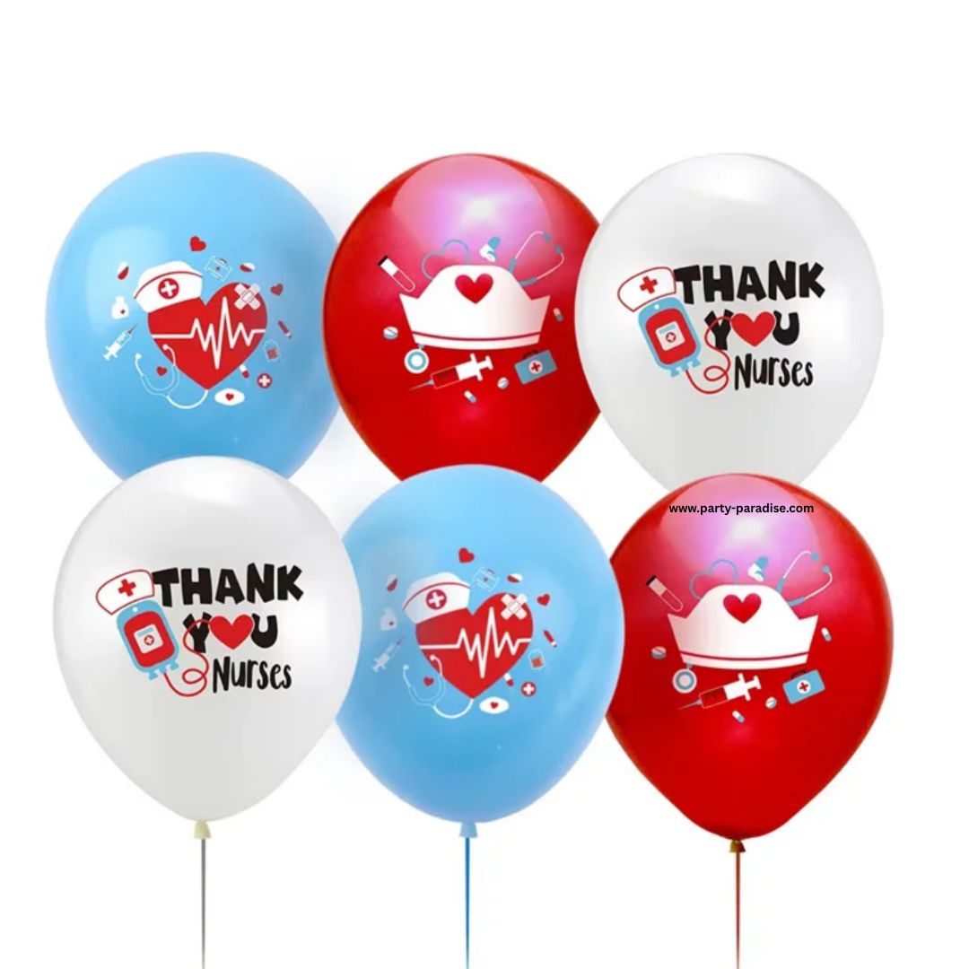 Healthcare themed Balloons Bouquets 12 pcs Secondary image