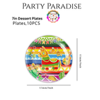 Cinco de Mayo Tableware Set Party Kit 135pcs for Birthdays Mexican Carnival Fiesta Festival
