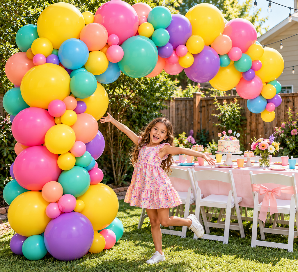 Pastel Balloons 12in Mixed MultiColor 100ct