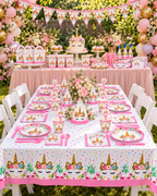 Unicorn Themed Party Set 136 pcs