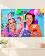 English teacher birthday banner 5'x3' for Birthday Parties style no. 2