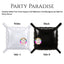 Double-Sided Two-Tone Square Foil Balloons Grid Background Wall for Party 19inch Squares, 25PCS
