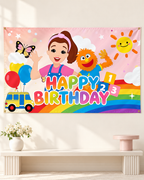 English Teacher Happy Birthday Banner for Birthday parties Style No. 1 Size  5'*3'