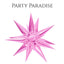 Foil 4D Star Balloons 22inches Starburst Explosion for Parties weddings Holiday