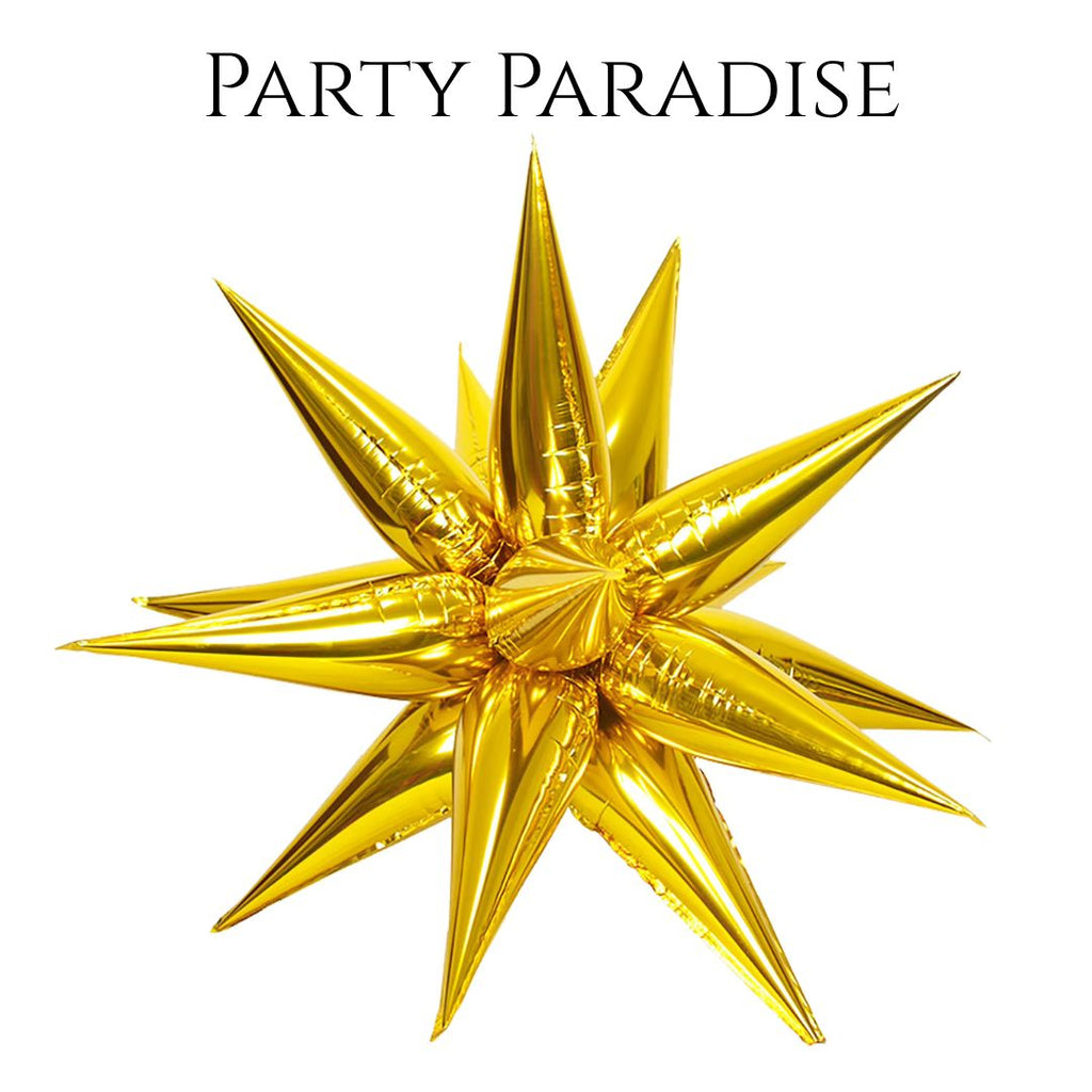 Foil 4D Star Balloons 22inches Starburst Explosion for Parties weddings Holiday