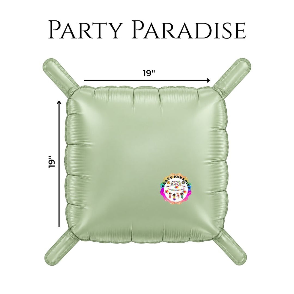 Double-Sided Two-Tone Square Foil Balloons Grid Background Wall for Party 19inch Squares, 25PCS