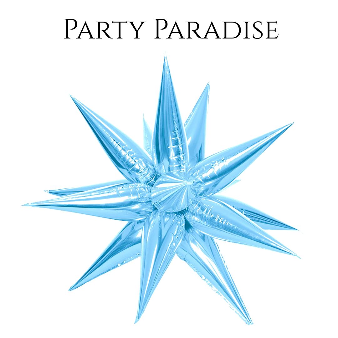 Foil 4D Star Balloons 22inches Starburst Explosion for Parties weddings Holiday