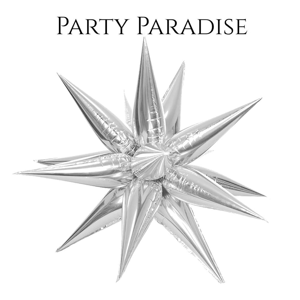 Foil 4D Star Balloons 22inches Starburst Explosion for Parties weddings Holiday