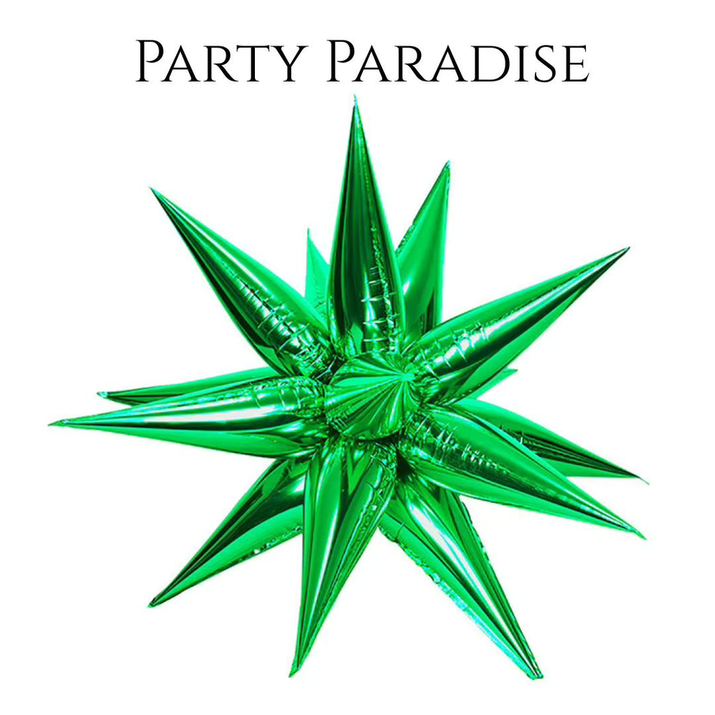 Foil 4D Star Balloons 22inches Starburst Explosion for Parties weddings Holiday