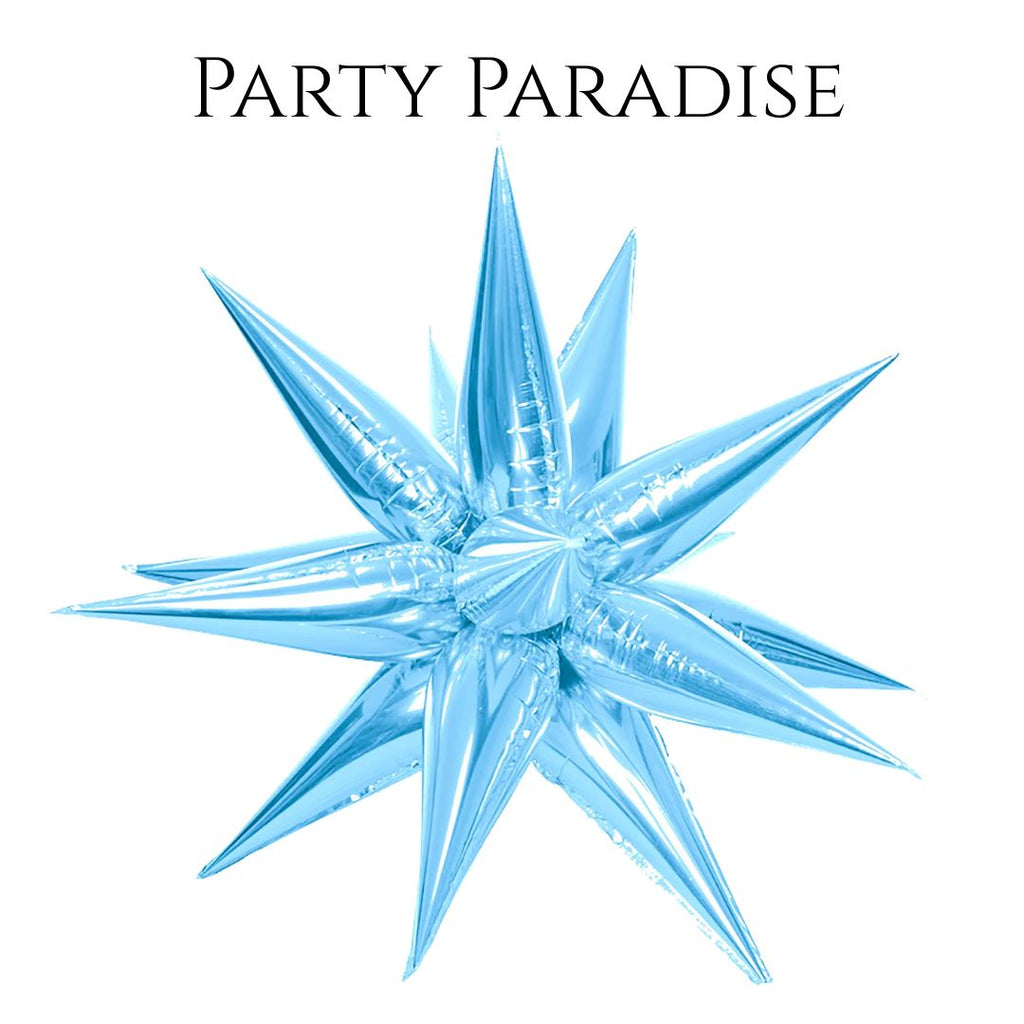 Foil 4D Star Balloons 22inches Starburst Explosion for Parties weddings Holiday