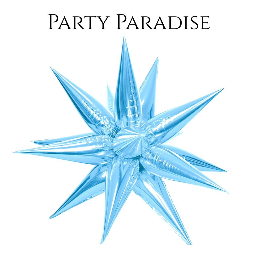 Foil 4D Star Balloons 22inches Starburst Explosion for Parties weddings Holiday
