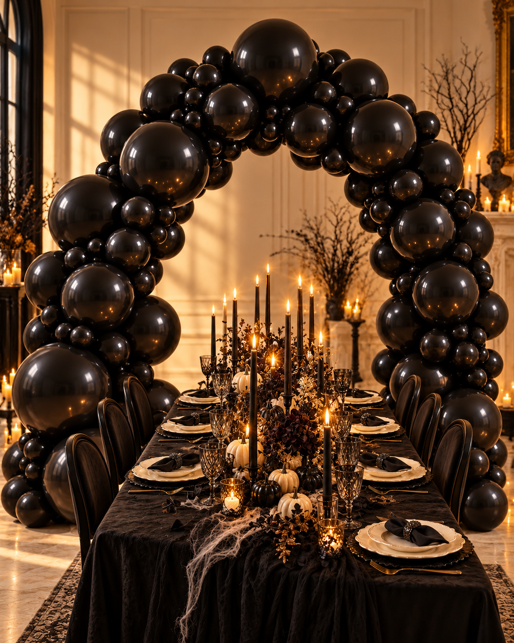 Regular Matte Balloons 12inches "Black" 100ct For Birthdays Weddings Corporate Evens Holidays