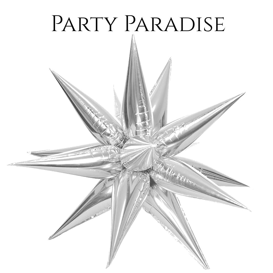 Foil 4D Star Balloons 22inches Starburst Explosion for Parties weddings Holiday