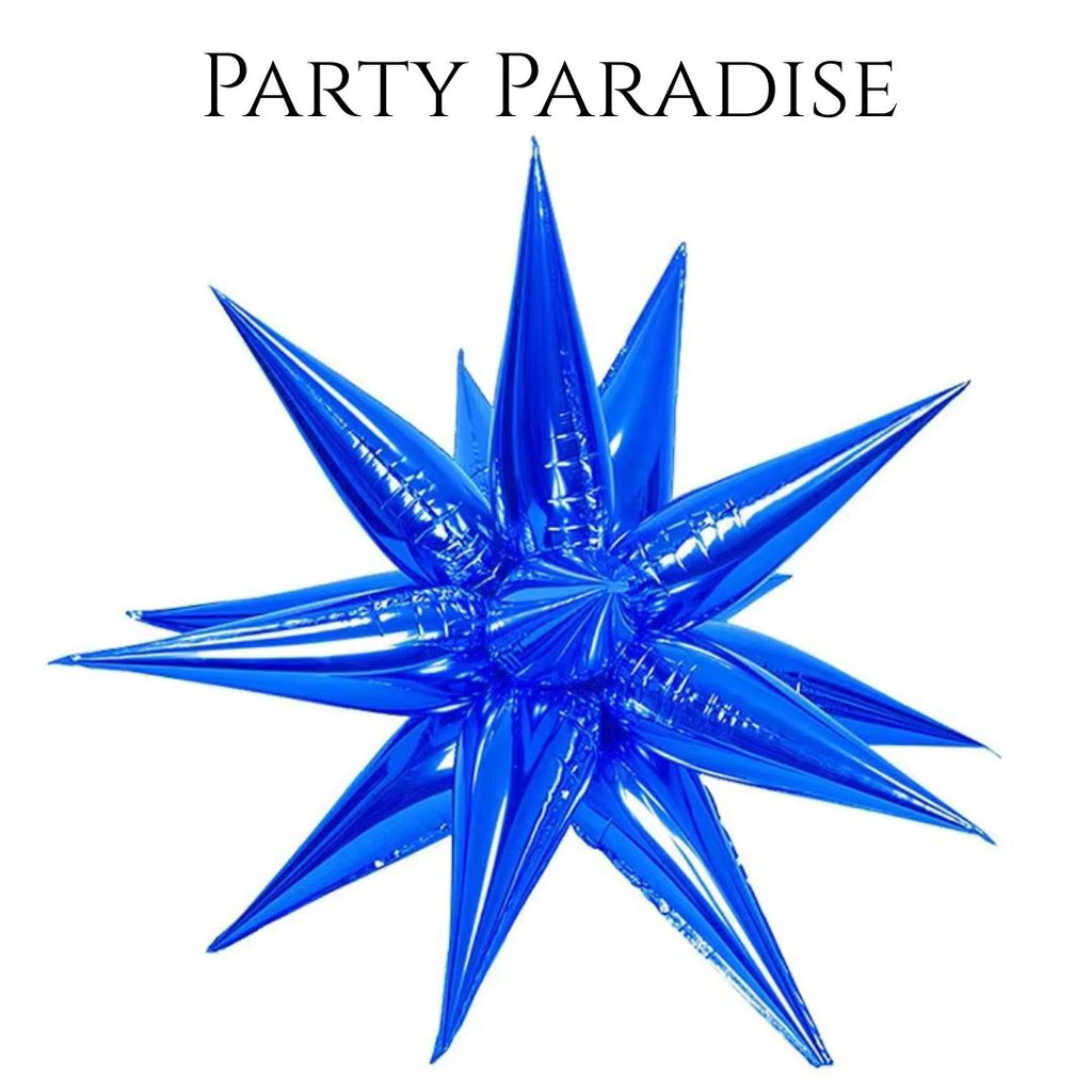 Foil 4D Star Balloons 22inches Starburst Explosion for Parties weddings Holiday
