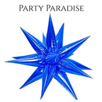 Foil 4D Star Balloons 22inches Starburst Explosion for Parties weddings Holiday