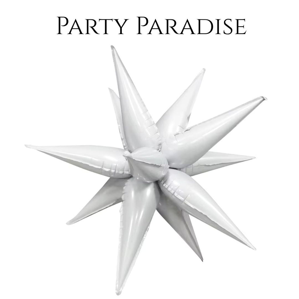 Foil 4D Star Balloons 22inches Starburst Explosion for Parties weddings Holiday