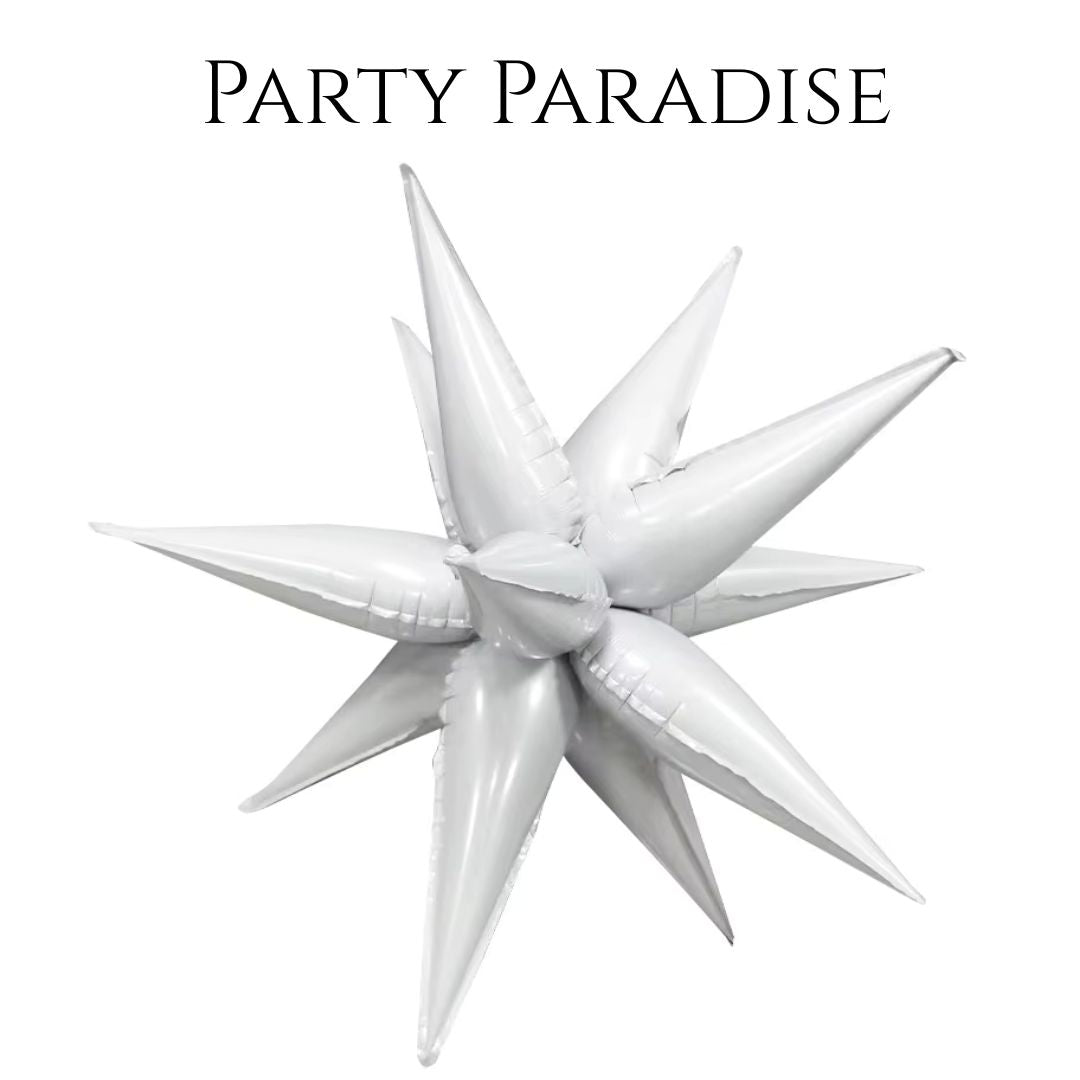 Foil 4D Star Balloons 22inches Starburst Explosion for Parties weddings Holiday