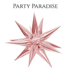 Foil 4D Star Balloons 22inches Starburst Explosion for Parties weddings Holiday