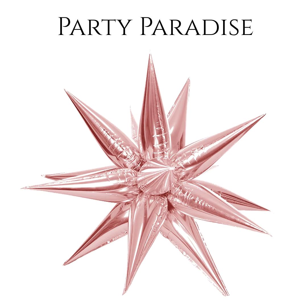 Foil 4D Star Balloons 22inches Starburst Explosion for Parties weddings Holiday
