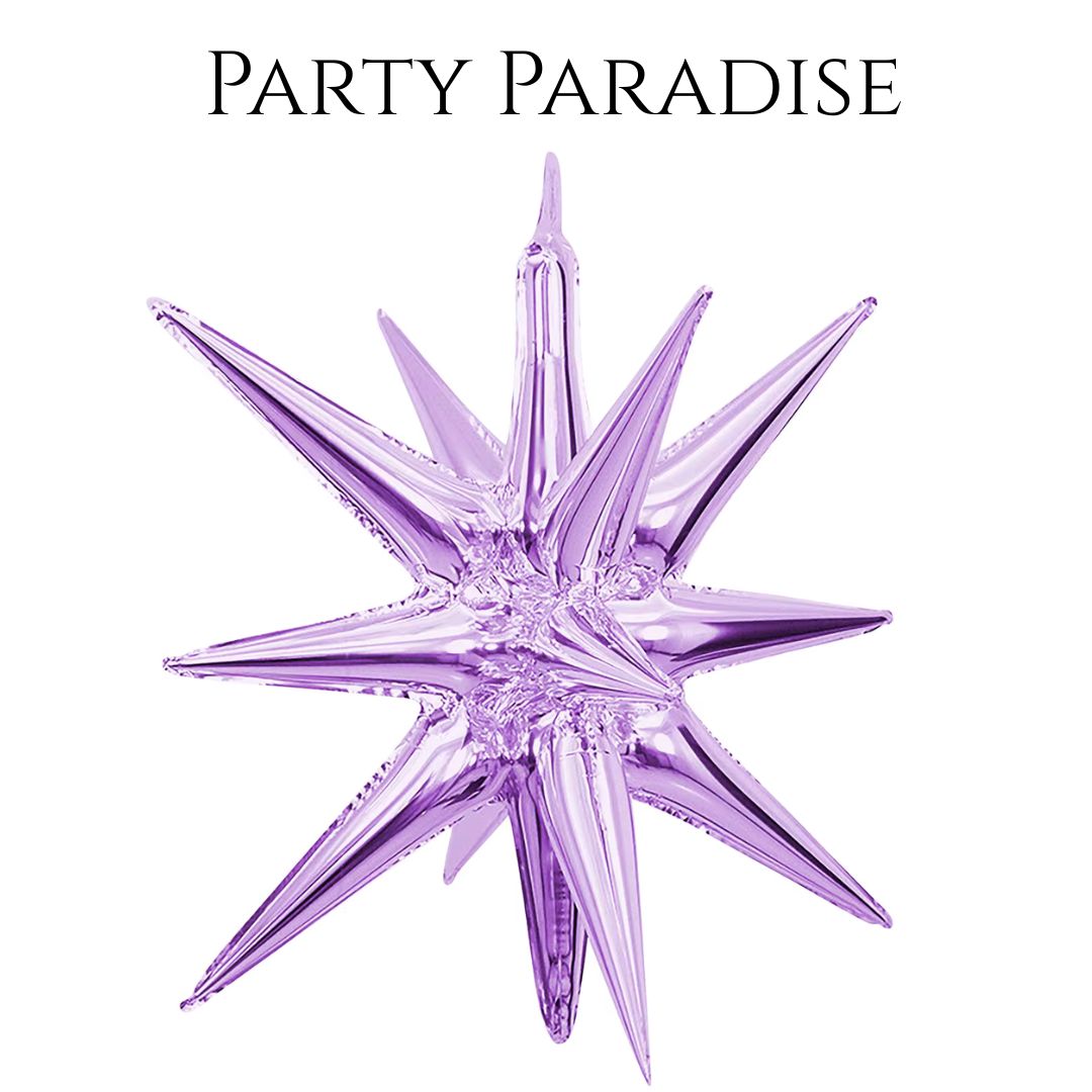 Foil 4D Star Balloons 22inches Starburst Explosion for Parties weddings Holiday