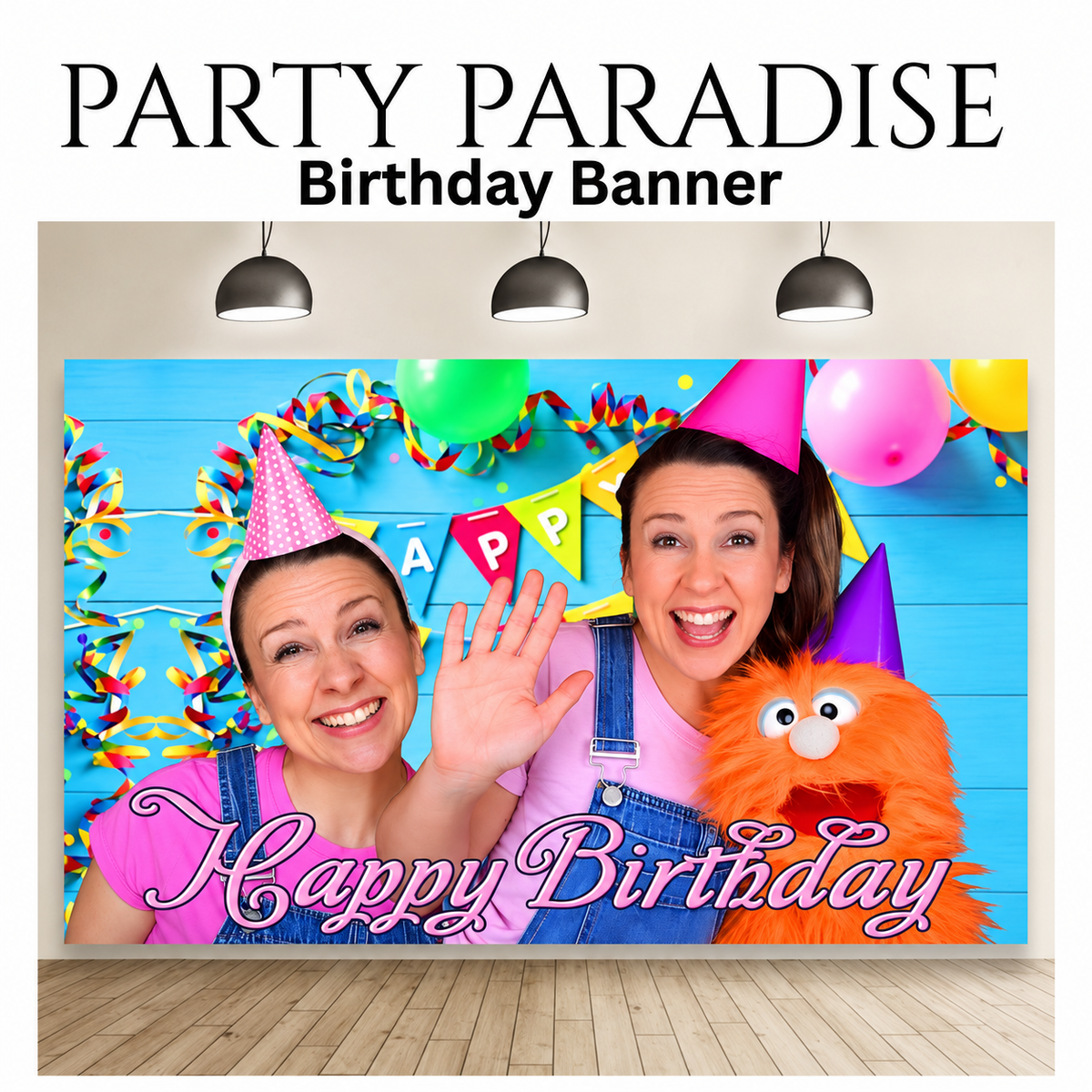 English teacher birthday banner 5'x3' for Birthday Parties style no. 2 Main image