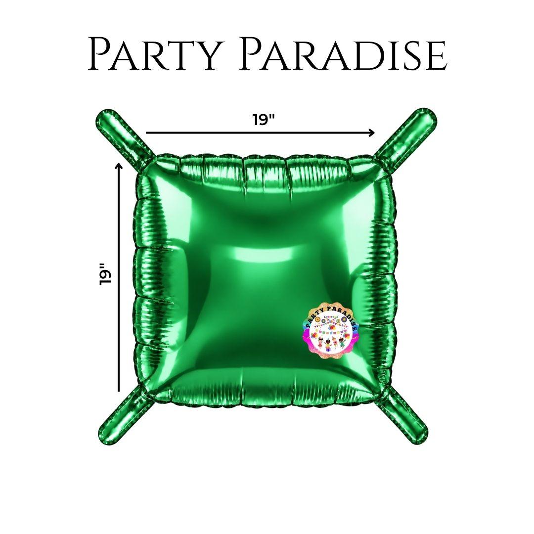 Double-Sided Two-Tone Square Foil Balloons Grid Background Wall for Party 19inch Squares, 25PCS
