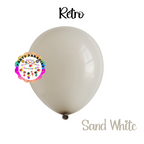 Retro Balloon Natural Latex Rubber 12 inches "Sand White" 100ct party supplies