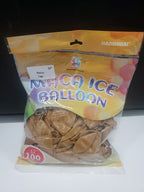 Retro Balloon Natural Latex Rubber 12 inches "Coffee" 100ct party supplies