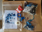 Metallic Blue, Black Agate Balloons 78 pcs, party supplies, balloon garland kit with decoration accessories