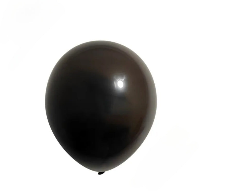Regular Matte Balloons 12inches "Black" 100ct, perfect for birthday, wedding, baby shower party decorations, event supplies online.