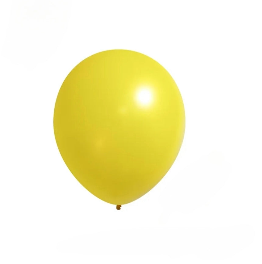 Regular Matte Balloons 12inches in "Yellow" for party supplies and decorations Main image