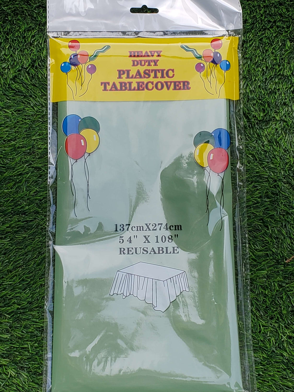 Plastic table covers reusable in light brown-2pk for party supplies, durable and stylish for birthdays and baby showers.