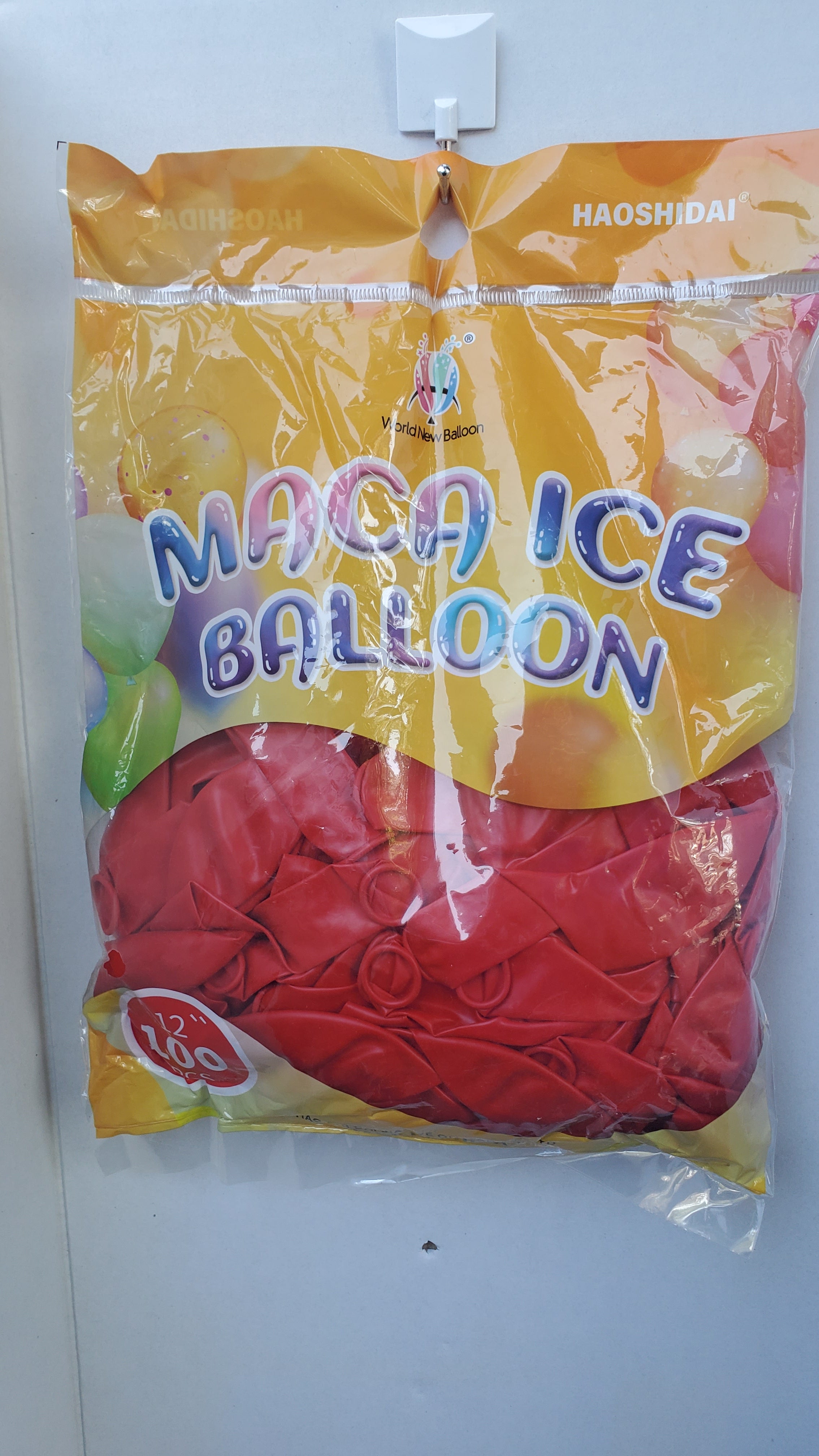 Regular Matte Balloon 12inches "Red" 100ct Secondary image