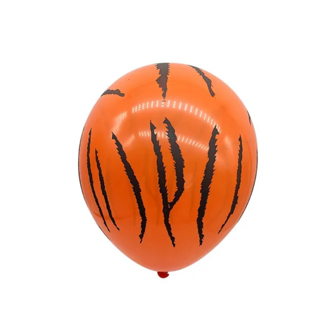 Animal Print Yellow Leopard 12 inch 100 ct balloon for party decorations, perfect for birthdays, jungle themes, and celebration supplies.