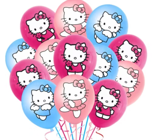 Hello Kitty Themes balloons-12 inches - 18ct Main image