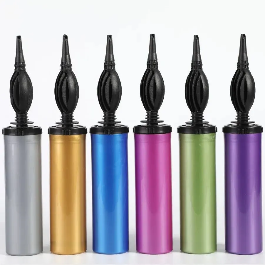 Metallic Hand Pump for party balloons, themed party supplies, and event decorations Main image