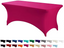 Spandex Retangular Tablecover 6ft in Fuchsia