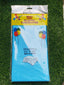 Plastic table covers reusable in Blue 2pk size 54" x 108" for party decorations