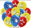 Sonic themed Character Balloons 12 inches 18ct for party decorations, colorful balloons featuring fun designs for memorable celebrations.