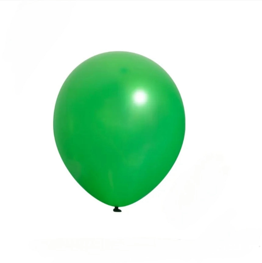 Regular Matte Balloons 12 inches in "Green" 100ct party decorations Main image
