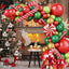 Festive Merry Christmas Garland Kit style-3 84 pcs with party balloons and holiday decor for seasonal celebrations.