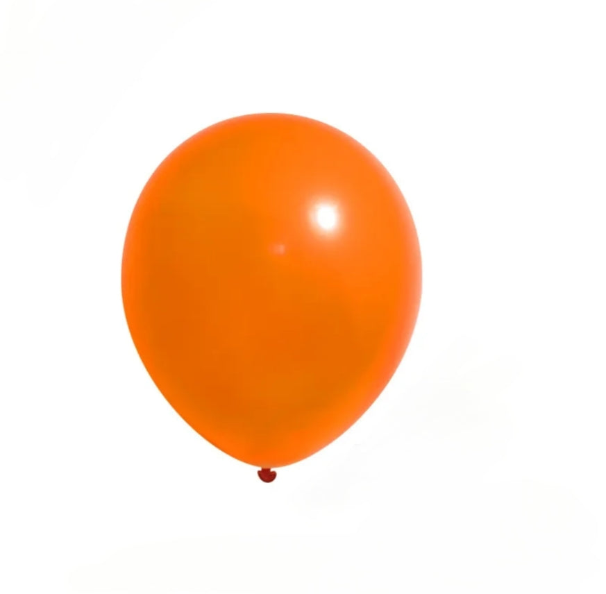 Regular Matte Balloon 12 inches "Orange" 100 ct party decoration Main image