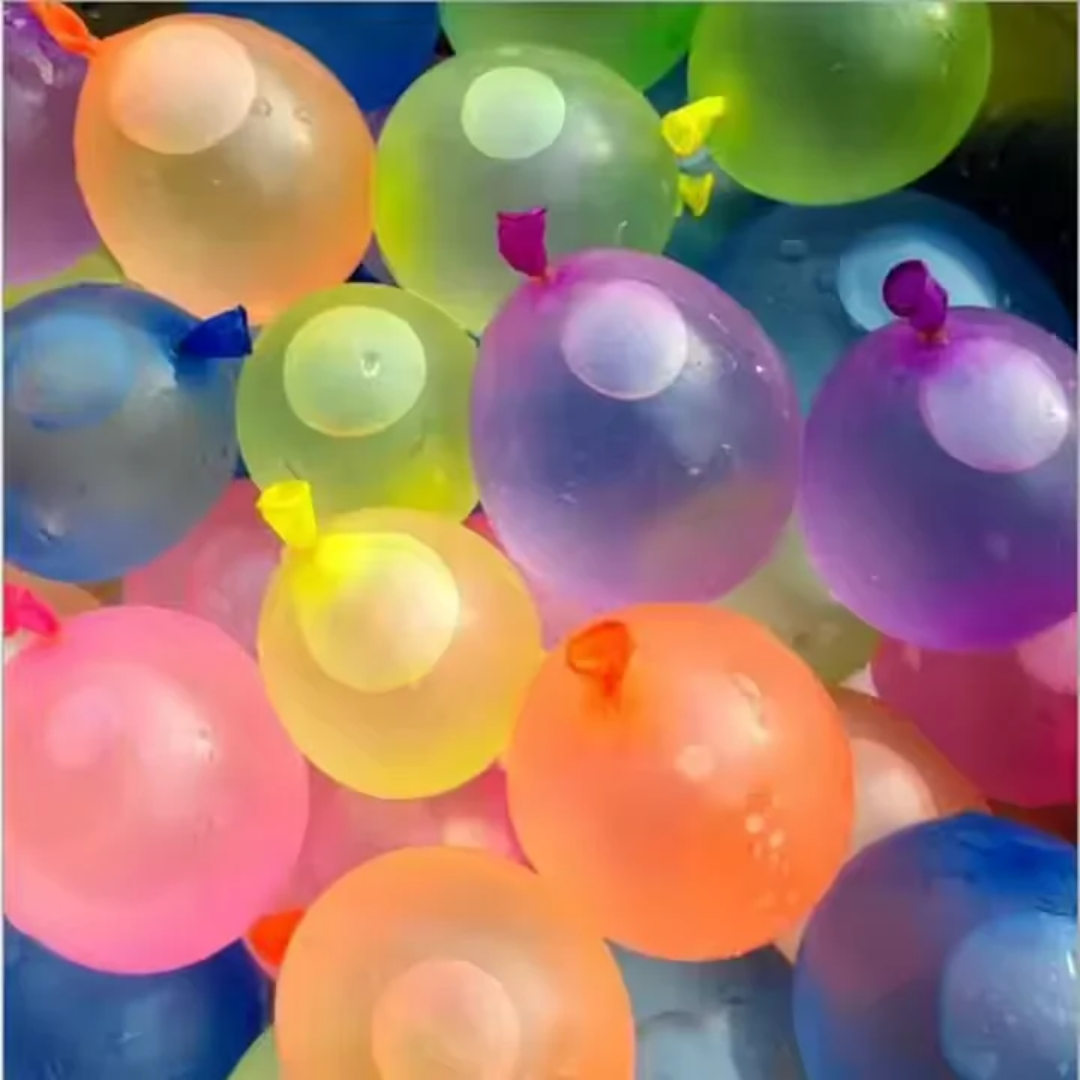 Colorful easy-fill water balloons party supplies